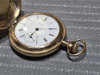 ELGIN POCKET WATCH MODEL 2 GRADE 320 7J 0S NOT RUNNING